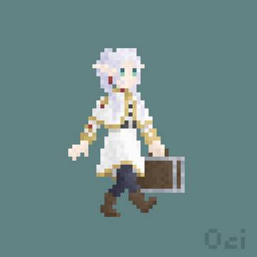 Frieren pixel art