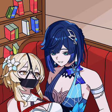 Lumine tied by Yelan on mission!