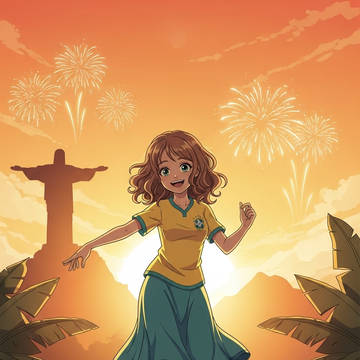 ブラジル娘の笑顔～サッカーと太陽の国から