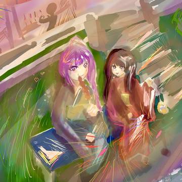 夏祭りと少女