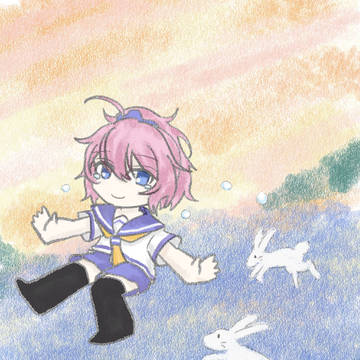 波のうさぎ