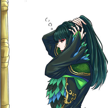 🐦⬛さんの身支度