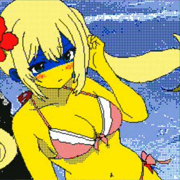 🇺🇦👙ウクライナの水着を描いただけです。