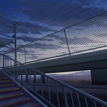 Study background Anime