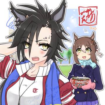 URC02合同誌「しゃかびより2」寄稿イラスト
