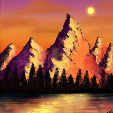 日照金山