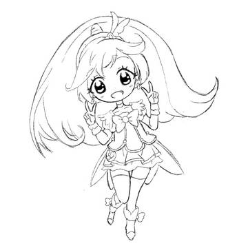 Day 3: Cure Peace Sketch
