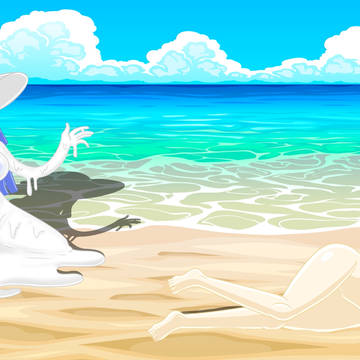 a very hot day (Commission)