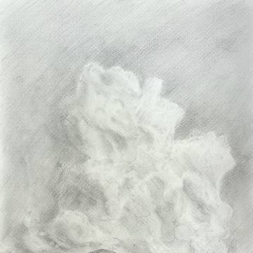 入道雲の風景画