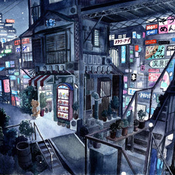 路地裏の飲食店