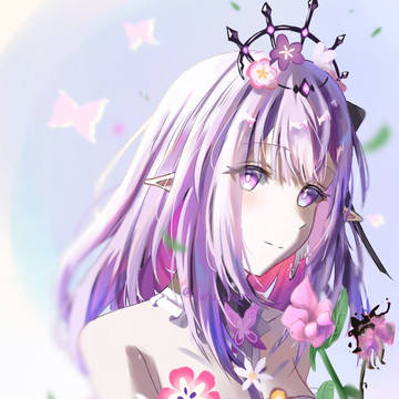この花きれいですね…