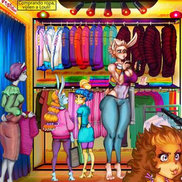 Sofi y las chicas de compras