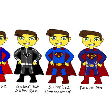 Which outfit fits SuperRaz?