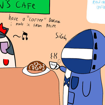 Bean franz work at bean cafe