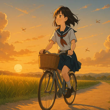 SOFTSUNSET_01〜10｜制服少女の夕暮れ情景集