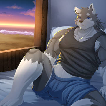 Dusk on Beach
