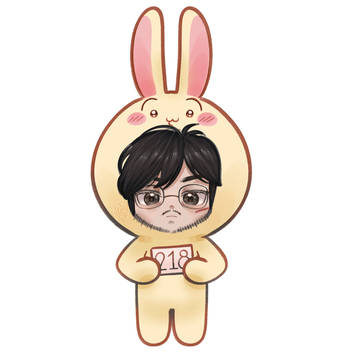 Cho Sangwoo dressed as Usagi