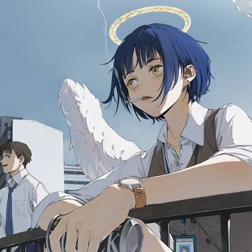 下界で一服