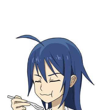 朝ごはんをしっかりと良く噛んで味わって食べている女の子