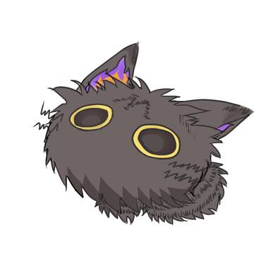 ふわふわの立ち絵二種