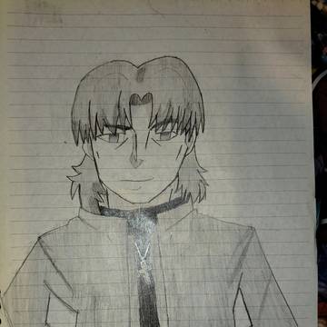 鉛筆で描いた言峰綺礼