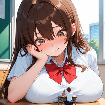 Giantess classmate