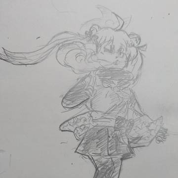ミチル描いてみました