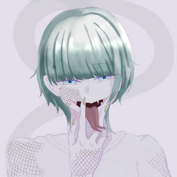 白蛇？の擬人化
