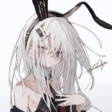 Harly in a bunny girl outfit
