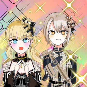 ミリアちゃんとレイアちゃん