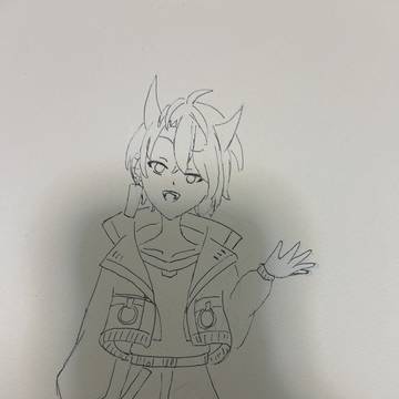 妖怪サバイバルのふうはや妖怪バージョンを描きました！