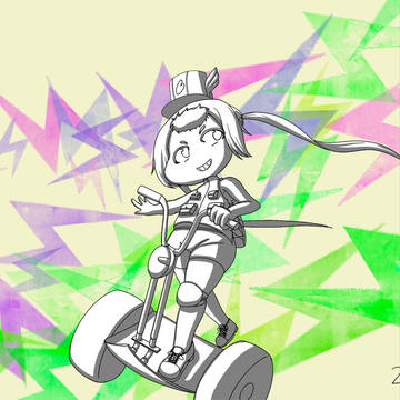 病気の間に描いたシュパン(トリッカル)