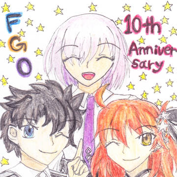 FGO10周年おめでとうございます！！