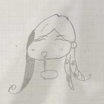 よだれをたらしてる羽々里さん