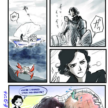 Twitter再掲まんが　Ｓ3崖落ち