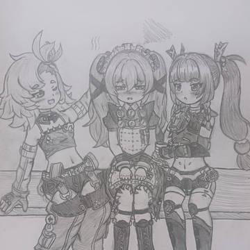 カリンちゃんを励ます二人