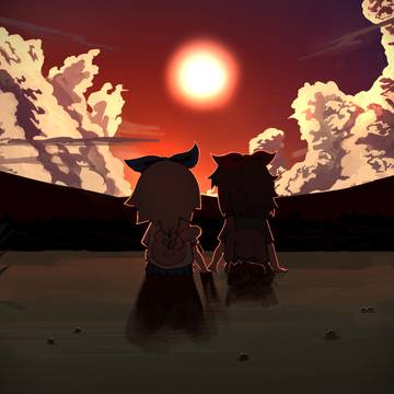 夕日