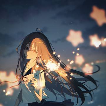 夏夜に咲く星
