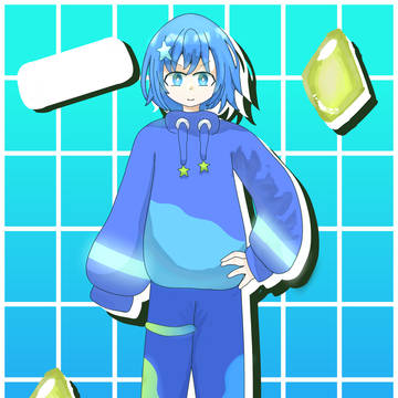 友達の記念描いた絵