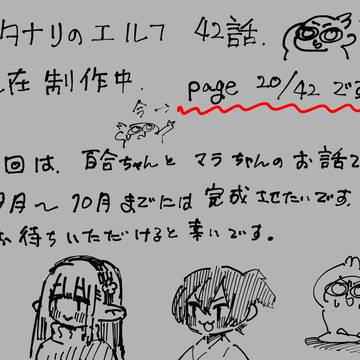 製作中 フタナリのエルフ42話現在の状況