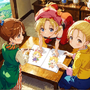 FF４、５、６のロリ担当３人娘