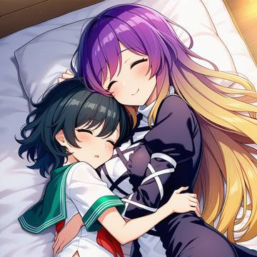聖ママと添い寝…( ˘ω˘)ｽﾔｧ