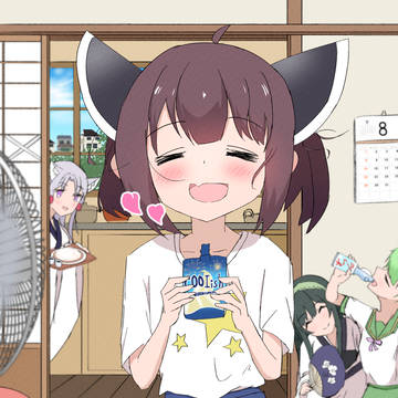 アイスで溶けてる私服きりたん