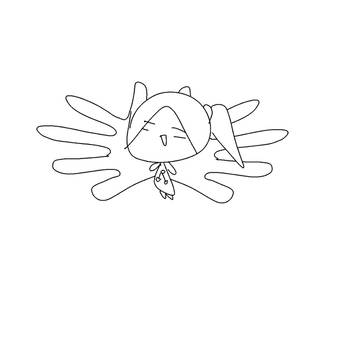 手を飛行