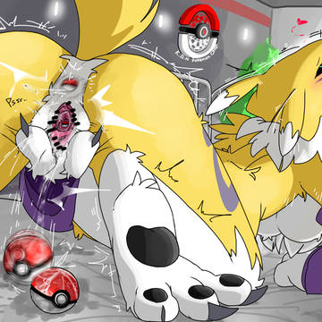 Renamon in Pokemon Center???