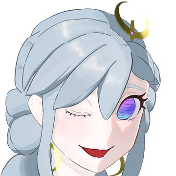 女神アルテミスの落書き