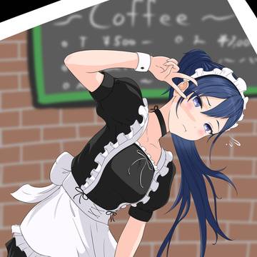 蓮さんにミニスカメイド服を着てもらいました！