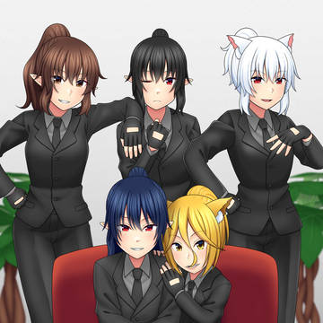 黒スーツ四天狗with典さん