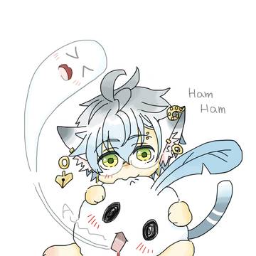 猫耳ikeくん&ホラー風ikeくん