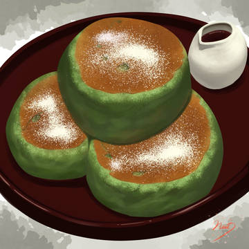 抹茶スフレ